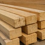 Chevron bois 4 m - 75 × 75 mm