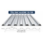 Tôle bac Aluzinc 35/100