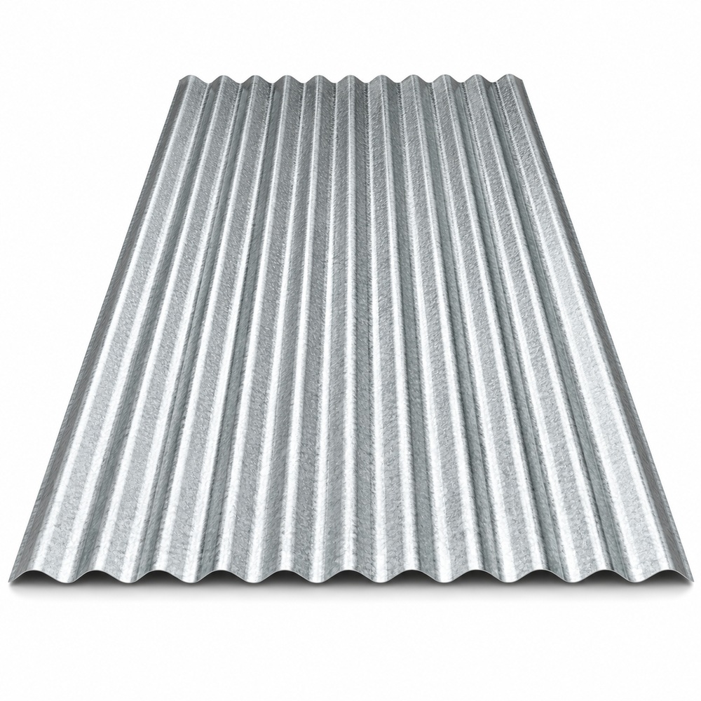 tole-ondulee-galvanisee-27-100-1000x1000 Tôle ondulée galvanisée 27/100 - Image 1